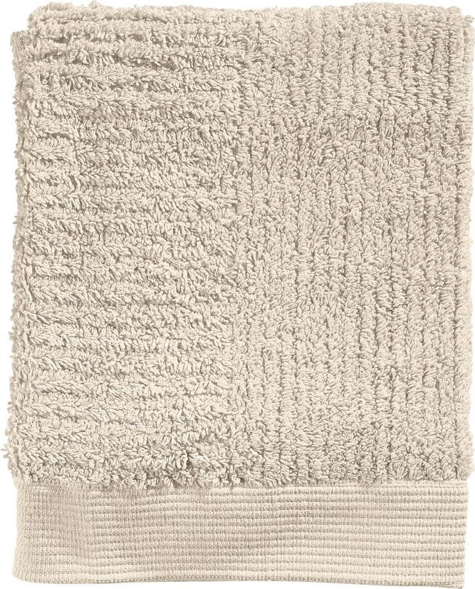 Béžový froté bavlněný ručník 50x70 cm Classic – Zone Zone