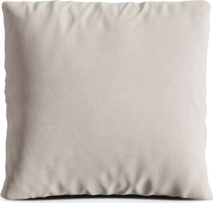 Béžový sametový polštář na gauč Kemi – Cosmopolitan Design Cosmopolitan design