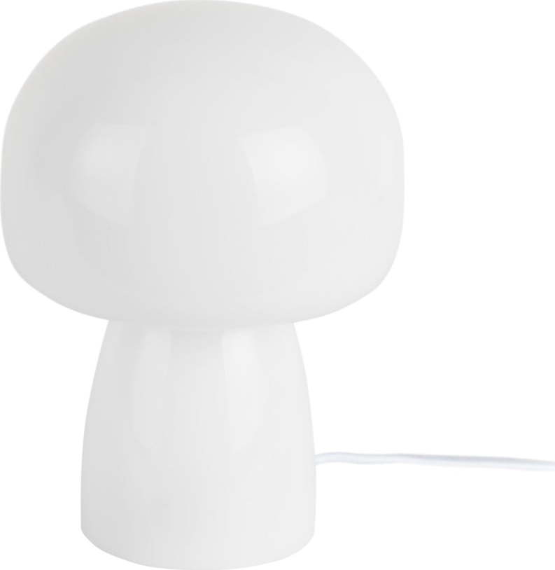 Bílá stolní lampa (výška 20 cm) Fervor – Leitmotiv Leitmotiv