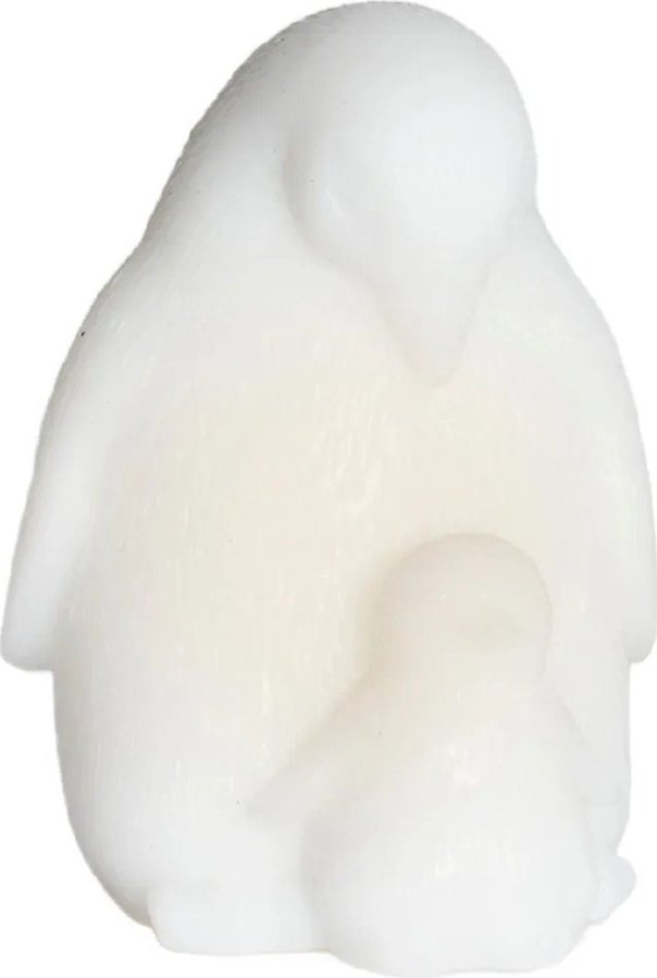 Bílá světelná dekorace na baterky ø 9 cm Penguin – Sirius Sirius