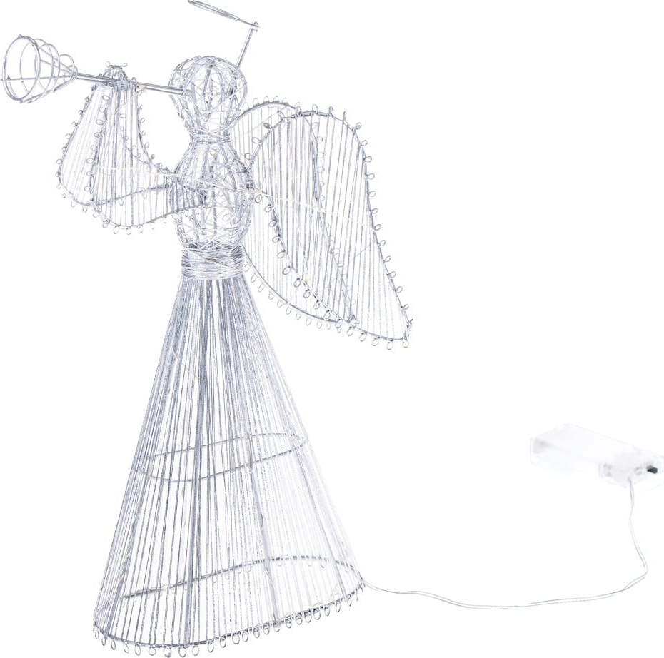 Bílá světelná dekorace na baterky Angel – Dakls Dakls