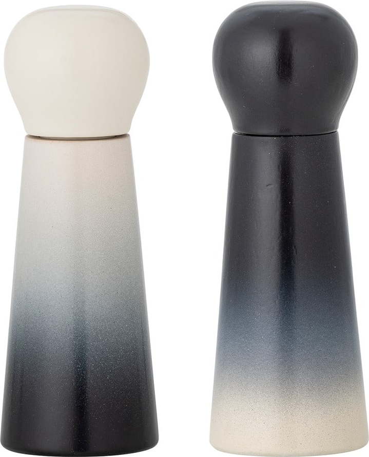 Bílé/modré dřevěné mlýnky 2 ks Hyman – Bloomingville Bloomingville