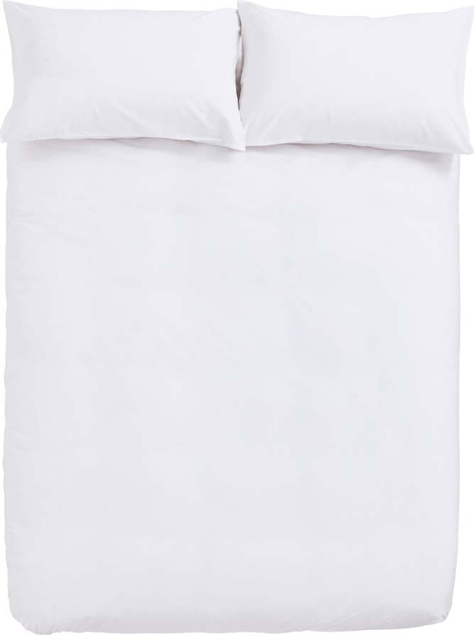 Bílé povlečení na dvoulůžko/prodloužené s příměsí tencelu 230x220 cm Temperature Controlling TENCEL™ – Bianca Bianca