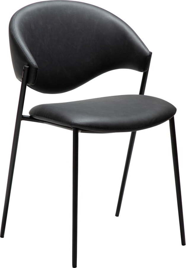 Černá jídelní židle z imitace kůže Zone – DAN-FORM Denmark ​​​​​DAN-FORM Denmark