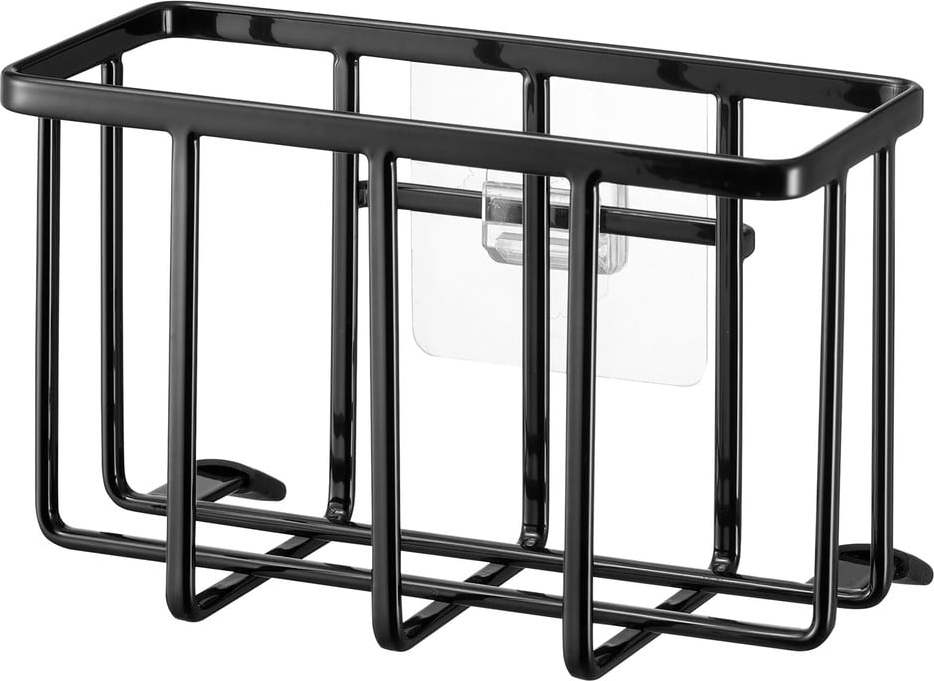 Černý kovový stojan na mycí prostředky bez vrtání Film Hook – YAMAZAKI YAMAZAKI