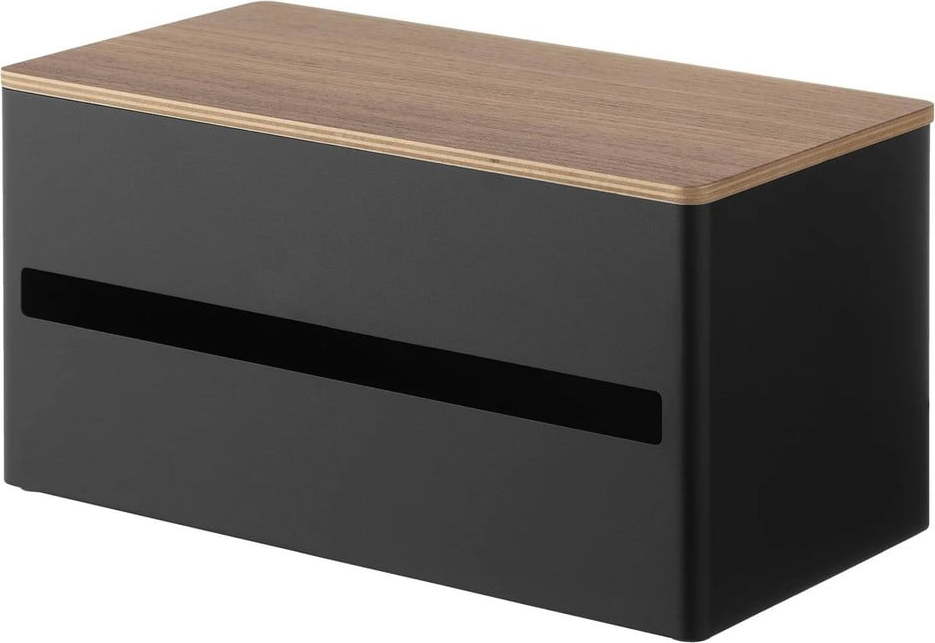 Černý kovový stojan na papírové utěrky Rin – YAMAZAKI YAMAZAKI