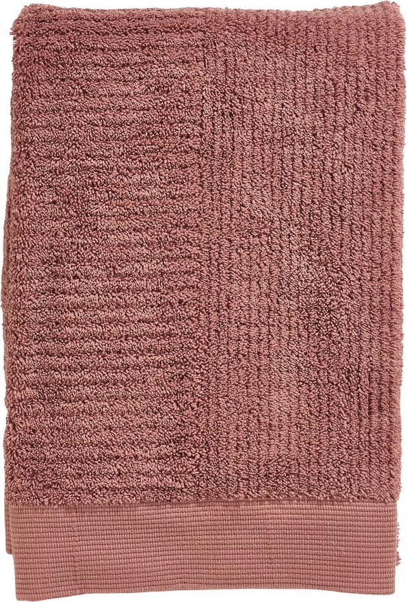 Červená froté bavlněná osuška 70x140 cm Classic – Zone Zone