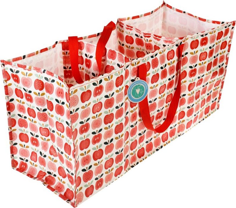 Červená taška 3x23 l na tříděný odpad z recyklovaného plastu Vintage Apple – Rex London Rex London