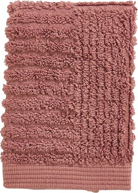 Červený froté bavlněný ručník 30x30 cm Classic – Zone Zone