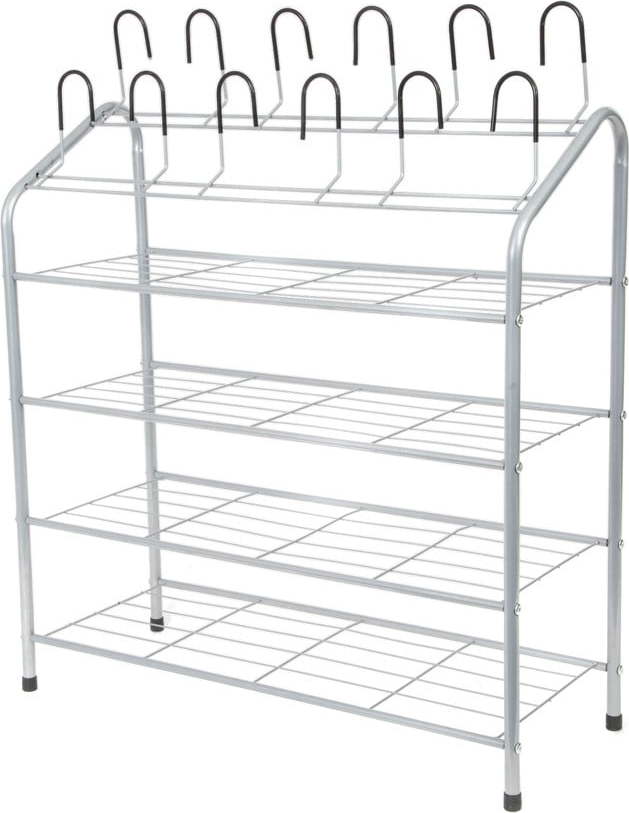 Čtyřpatrový botník s nástavcem Compactor Compactor