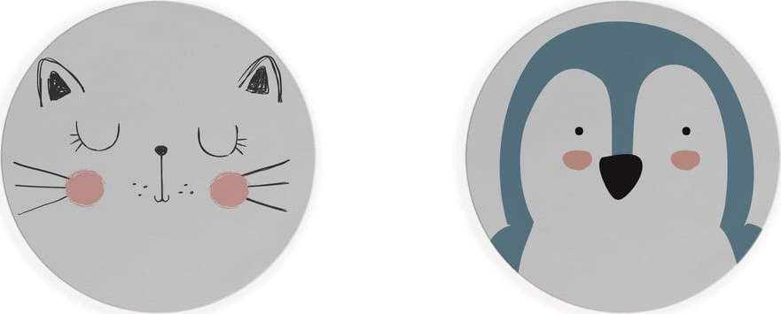 Dětské prostírání 2 ks ø 30 cm – Madre Selva Madre Selva