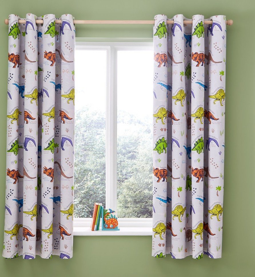 Dětský závěs 2 ks 168x183 cm Prehistoric Dinosaurs – Catherine Lansfield Catherine Lansfield