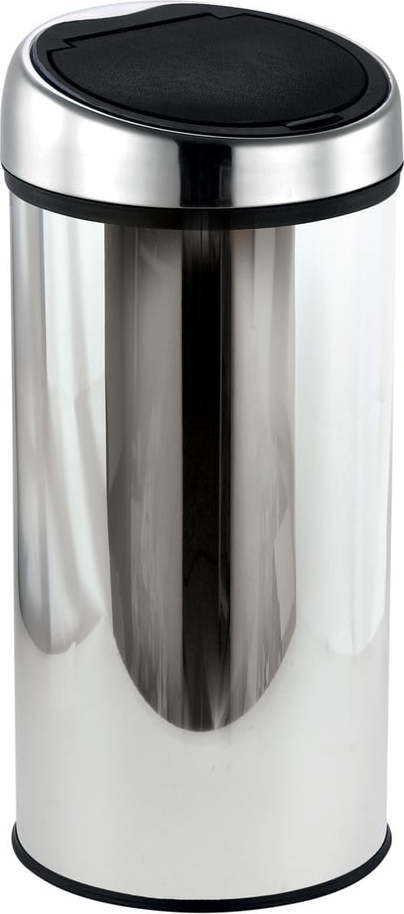Dotykový ocelový odpadkový koš v leskle stříbrné barvě 30 l – MSV MSV