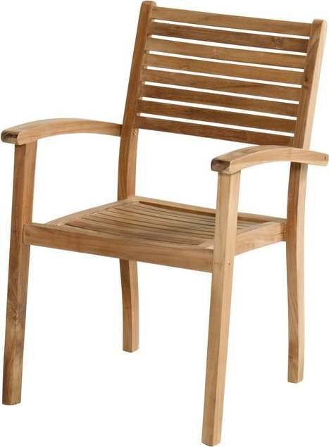 Dřevěná zahradní židle v přírodní barvě Sunderland – Hartman Hartman