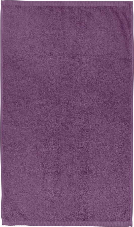 Fialový rychleschnoucí/froté bavlněný ručník 50x85 cm Quick Dry – Catherine Lansfield Catherine Lansfield