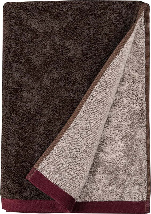 Hnědé froté ručníky v sadě 2 ks z Bio bavlny 40x55 cm Soft – Mette Ditmer Denmark Mette Ditmer Denmark