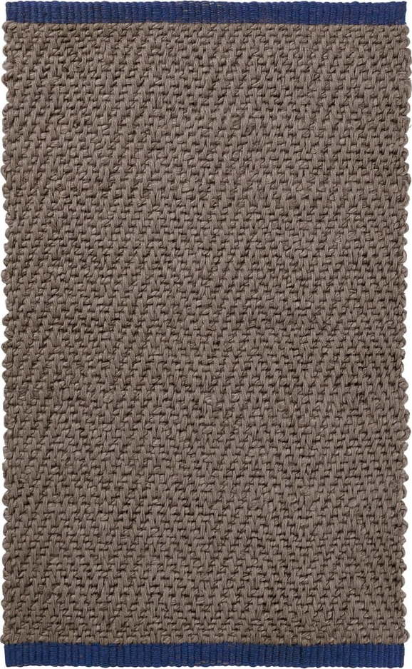 Hnědý jutový koberec 50x80 cm Notes – Mette Ditmer Denmark Mette Ditmer Denmark