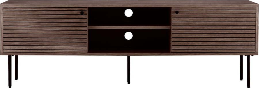 Hnědý TV stolek v dekoru dubu 40x50x150 cm Kyoto – House Nordic House Nordic