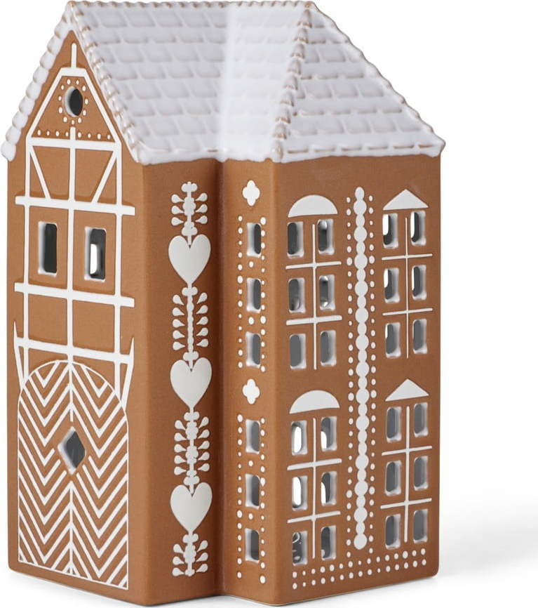 Keramický svícen na čajovou svíčku Gingerbread Lighthouse – Kähler Design Kähler Design