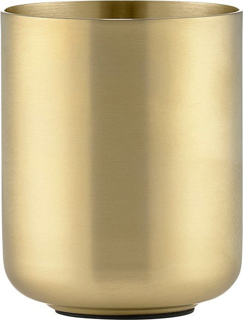 Kelímek na zubní kartáčky z nerezové oceli v mosazné barvě Ume Brass – Zone Zone