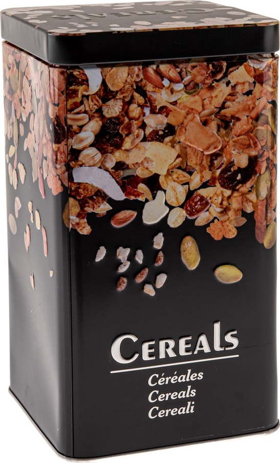 Kovová dóza na sypké potraviny Black3D – Dakls Dakls