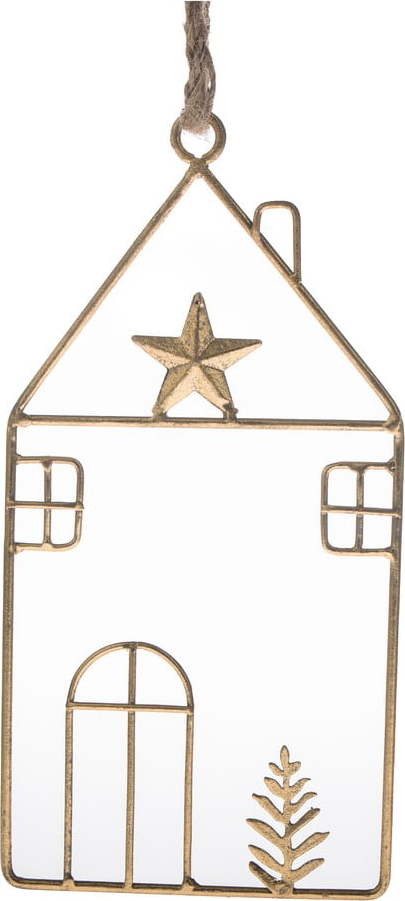 Kovová závěsná vánoční dekorace 24 cm – Dakls Dakls