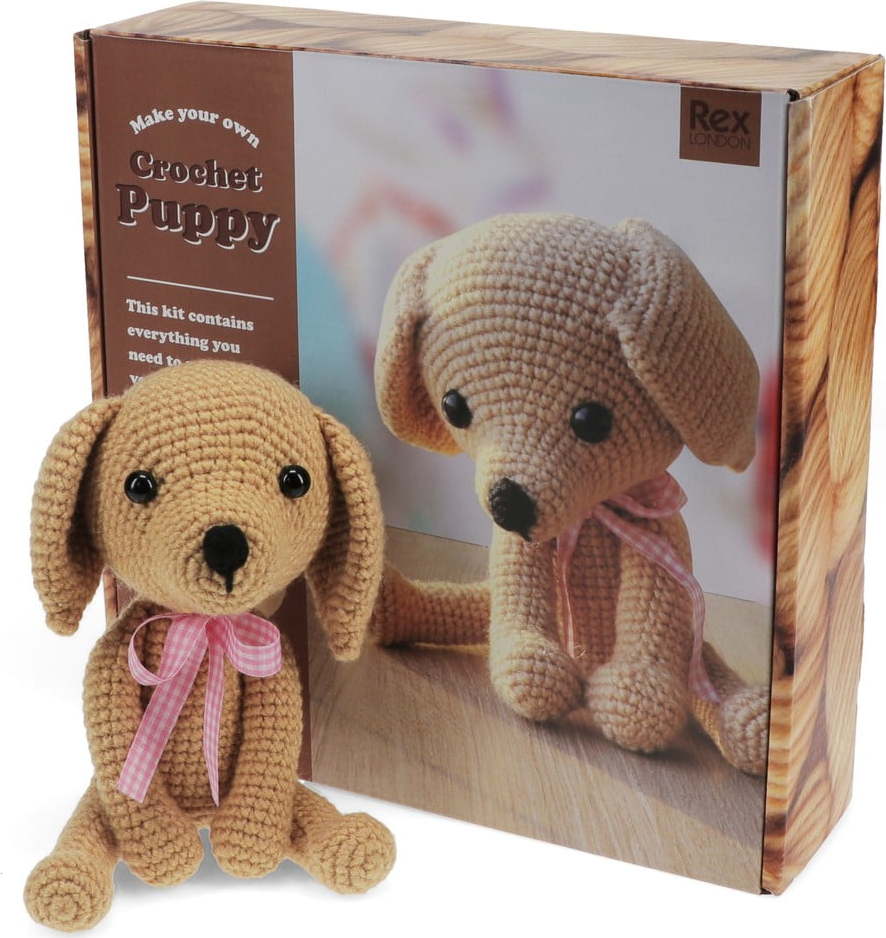 Kreativní sada DIY Crochet Puppy – Rex London Rex London