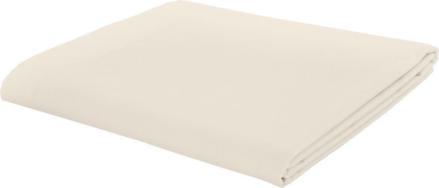 Krémové perkálové prostěradlo 180x260 cm Easy Iron Percale – Catherine Lansfield Catherine Lansfield