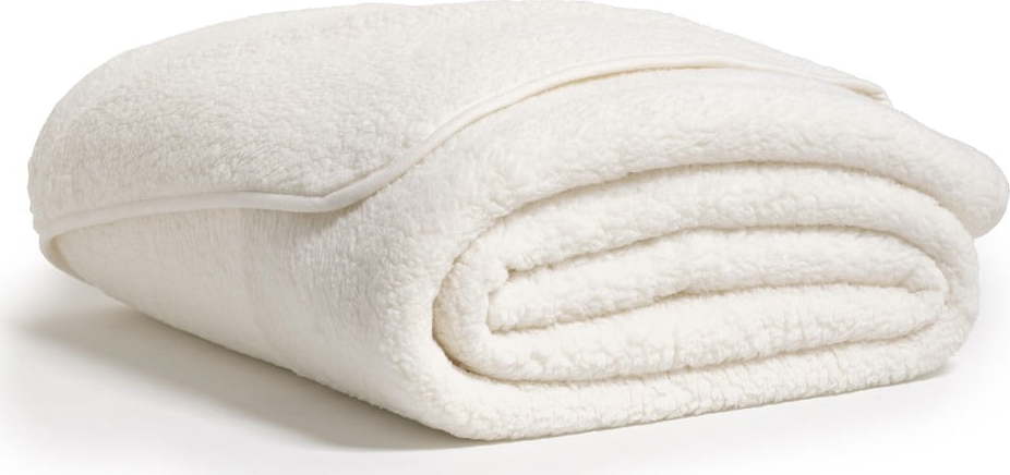 Krémový přehoz s beránkem 220x240 cm Calinou – douceur d'intérieur Douceur d intérieur