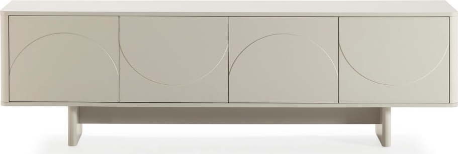 Krémový TV stolek 180x55x40 cm Solei – MOME Mome