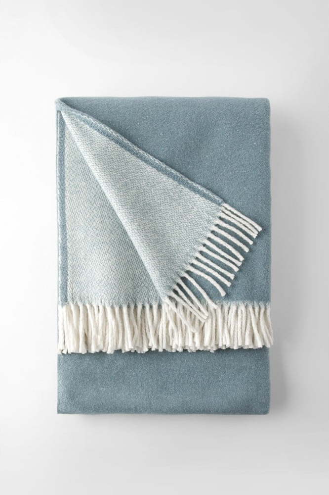 Modrá deka s příměsí bavlny 140x180 cm Kalos – Euromant Euromant