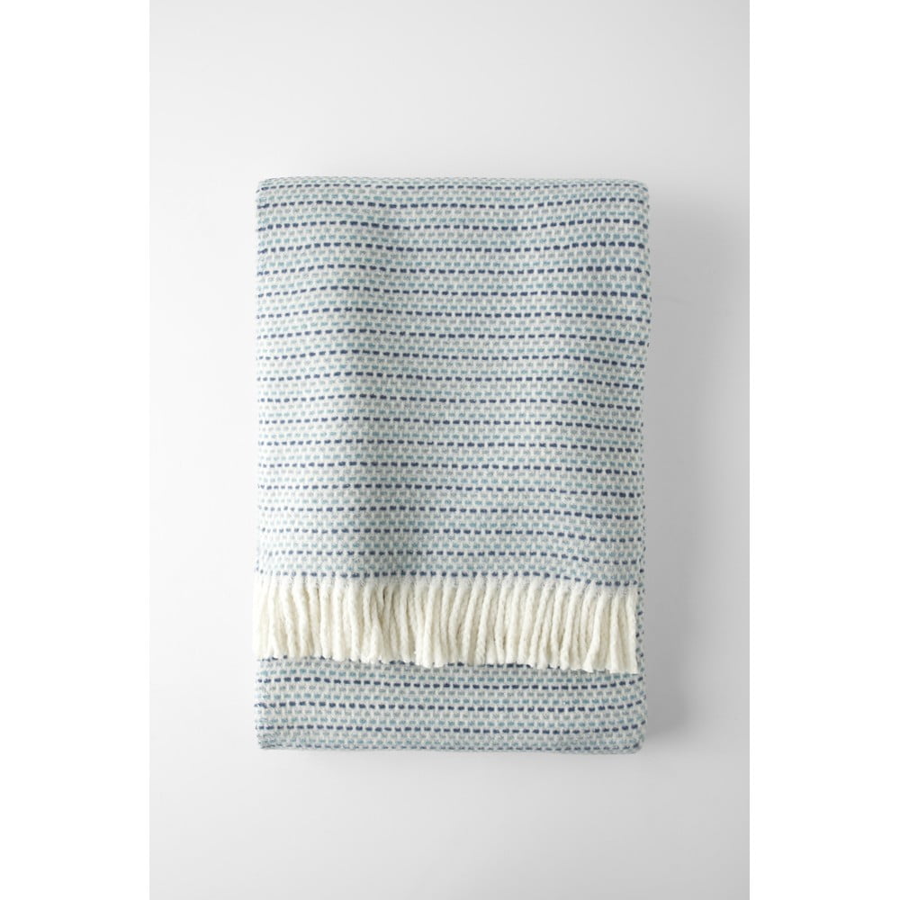 Modrá deka s příměsí bavlny 140x180 cm Multi-Zen – Euromant Euromant