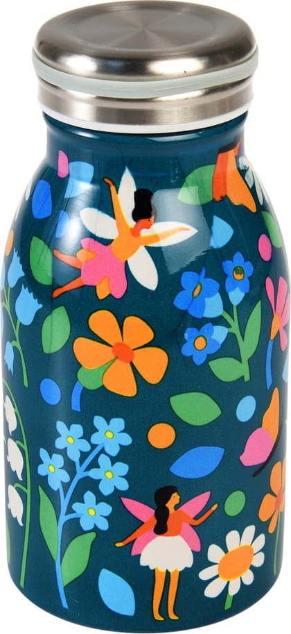 Modrá nerezová dětská lahev 250 ml Fairies in the Garden – Rex London Rex London