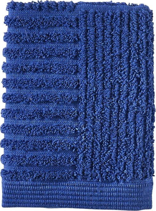 Modrý froté bavlněný ručník 30x30 cm Classic – Zone Zone