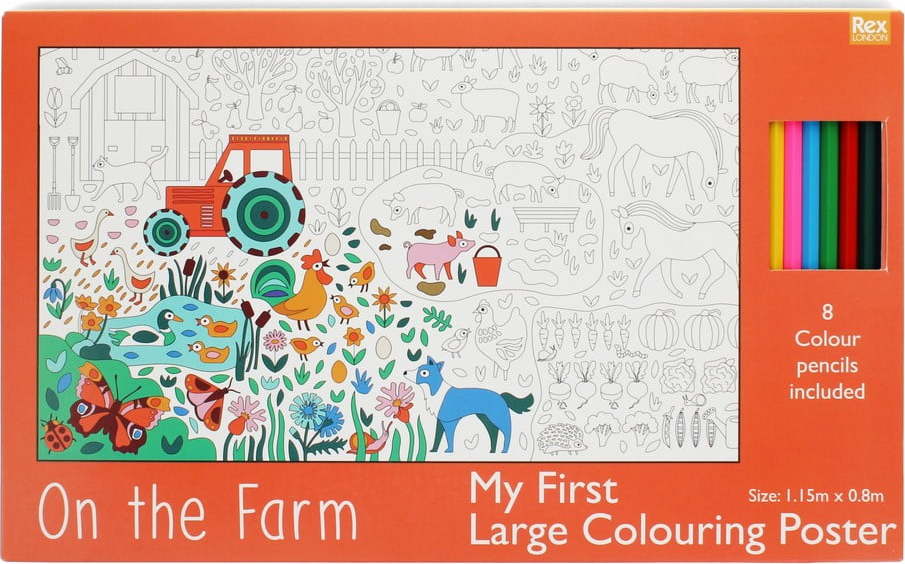Omalovánky On the Farm – Rex London Rex London
