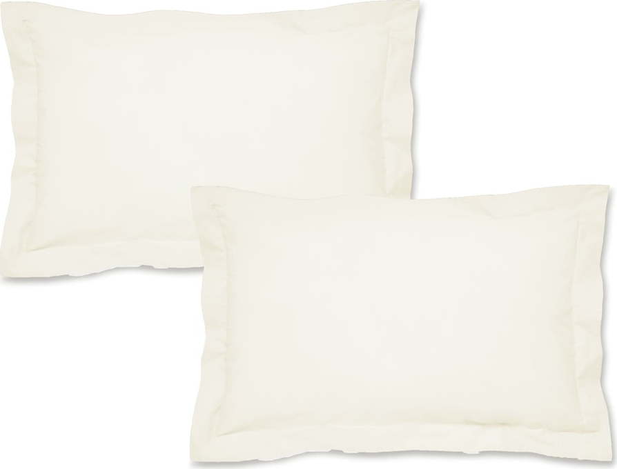 Perkálové povlaky na polštáře v sadě 2 ks 75x50 cm Easy Iron Percale – Catherine Lansfield Catherine Lansfield