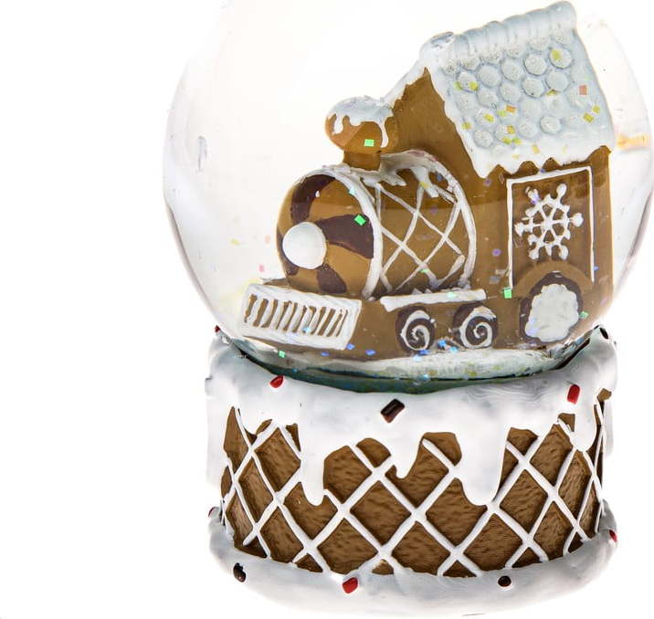 Polyresinové sněžítko (výška 10 cm) Snowy Train – Dakls Dakls