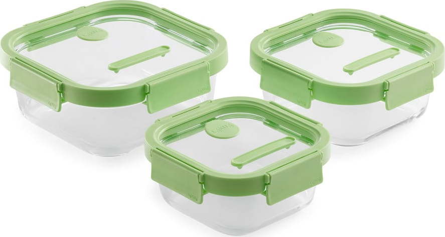 Potravinové krabičky v sadě 3 ks – Lékué LÉKUÉ