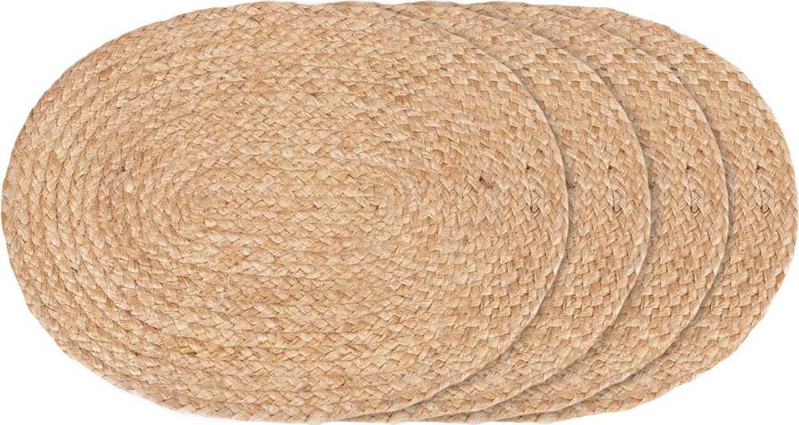Prostírání v sadě 4 ks z juty 35x45 cm Bombay – House Nordic House Nordic