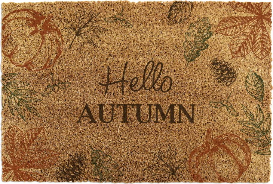 Rohožka z kokosového vlákna 40x60 cm Hello Autumn – Artsy Doormats Artsy Doormats
