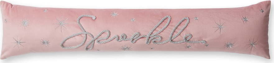 Růžová ochrana proti průvanu 20x90 cm Sparkle – Catherine Lansfield Catherine Lansfield