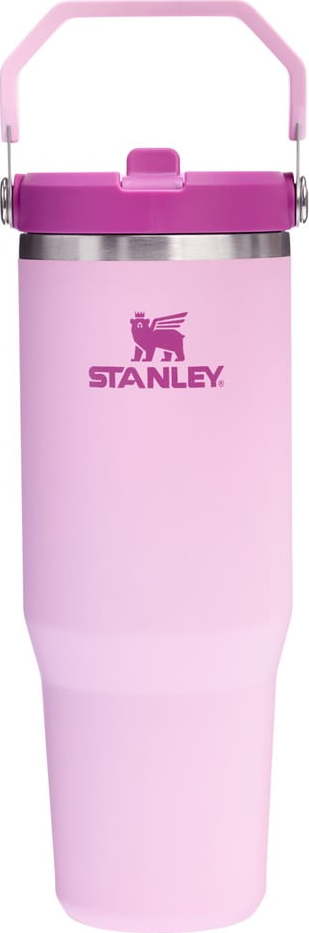 Růžová termoska 890 ml IceFlow Flip Straw 2.0 – Stanley Stanley