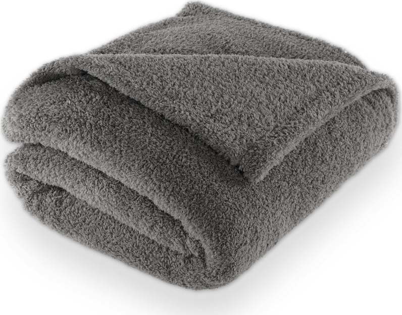 Šedá deka z mikroplyše 150x200 cm Cocoon – Tiseco Home Studio Tiseco Home Studio