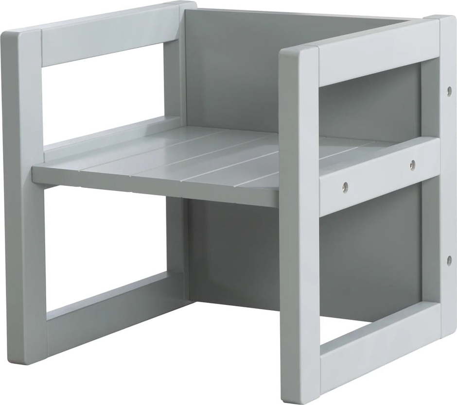 Šedá dětská židle – Roba Roba