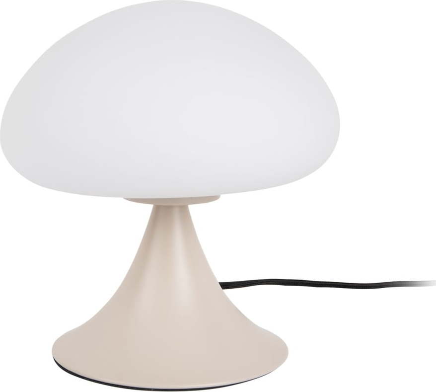 Šedá stolní lampa (výška 21 cm) Hongo – Leitmotiv Leitmotiv