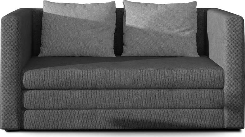 Šedá žinylková rozkládací pohovka 132 cm Neva – ELTAP ELTAP