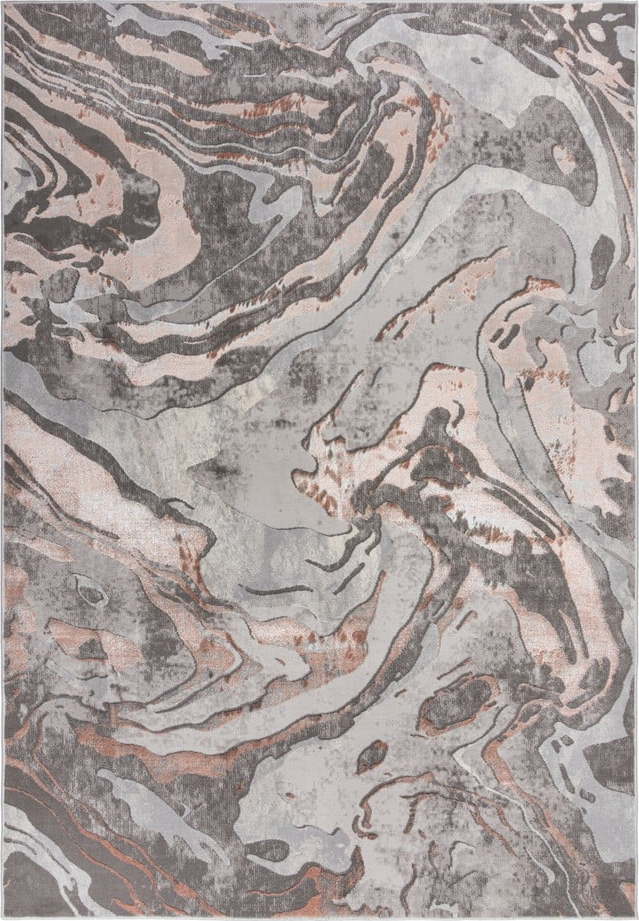 Šedo-béžový koberec 120x170 cm Marbled – Flair Rugs Flair Rugs