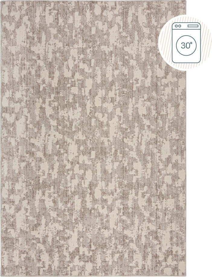 Šedobéžový pratelný koberec 116x170 cm Connely – Flair Rugs Flair Rugs