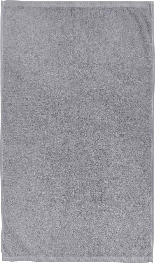 Šedý rychleschnoucí/froté bavlněný ručník 50x85 cm Quick Dry – Catherine Lansfield Catherine Lansfield