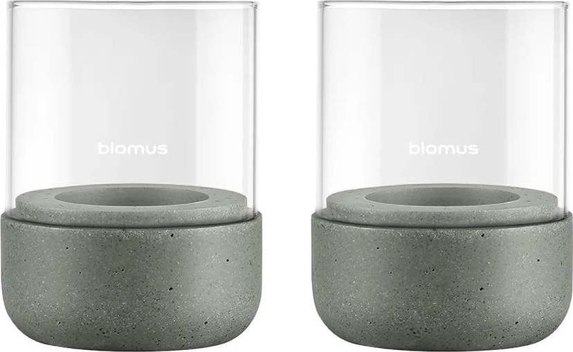 Skleněné svícny v sadě na čajovou svíčku 2 ks Calma – Blomus Blomus